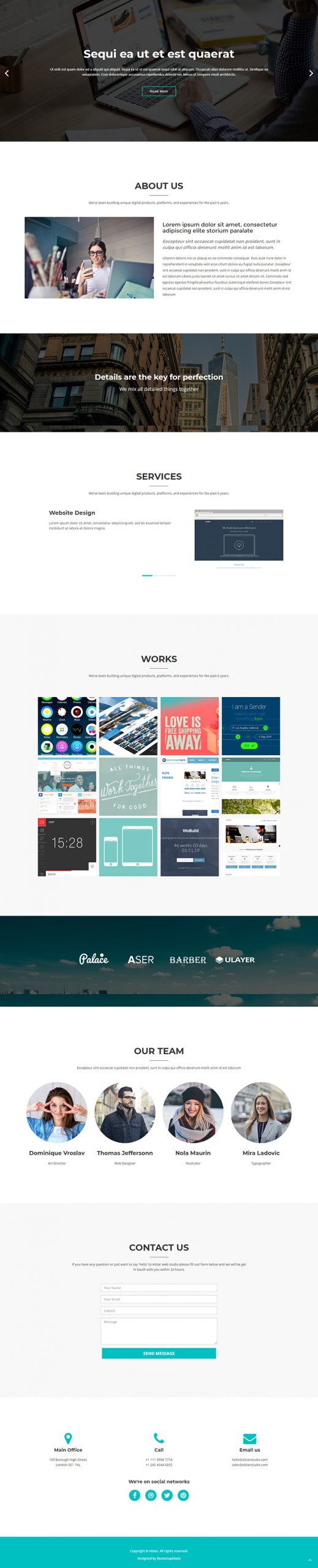 Free Alstar Website Template