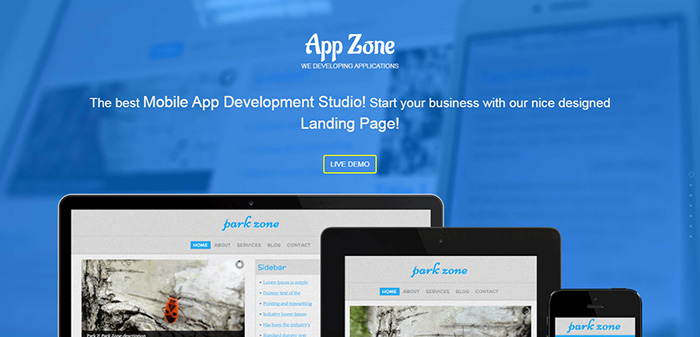 Free App Zone Website Template