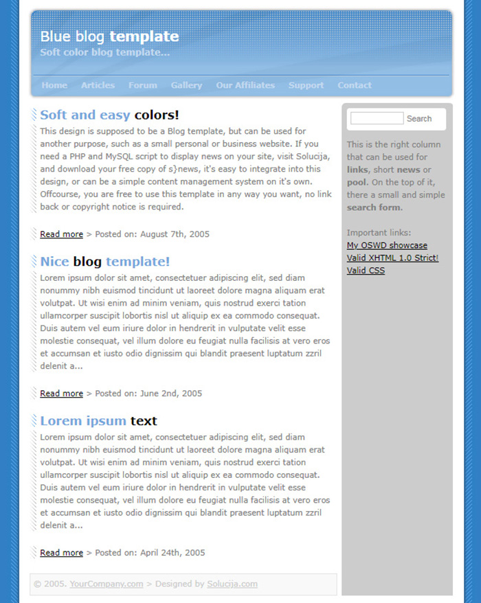 Free Spotlight Website Template - Free Website Templates, HTML5 & CSS ...