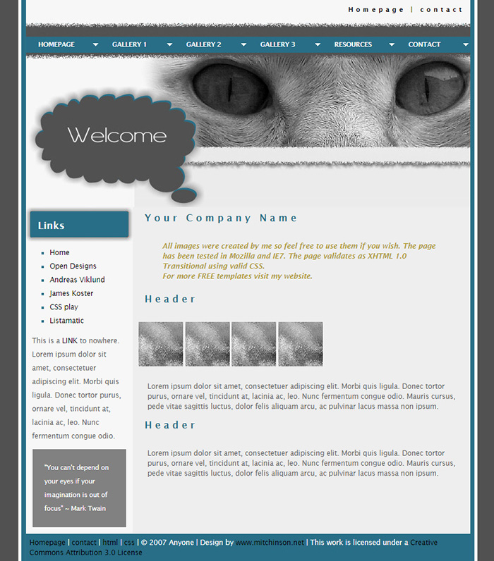 Free Bubble Website Template Free Website Templates, HTML5 & CSS