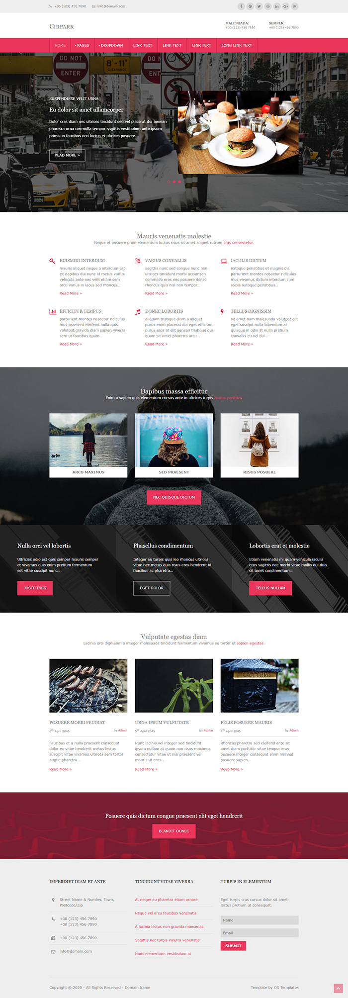 Free Cirpark Website Template
