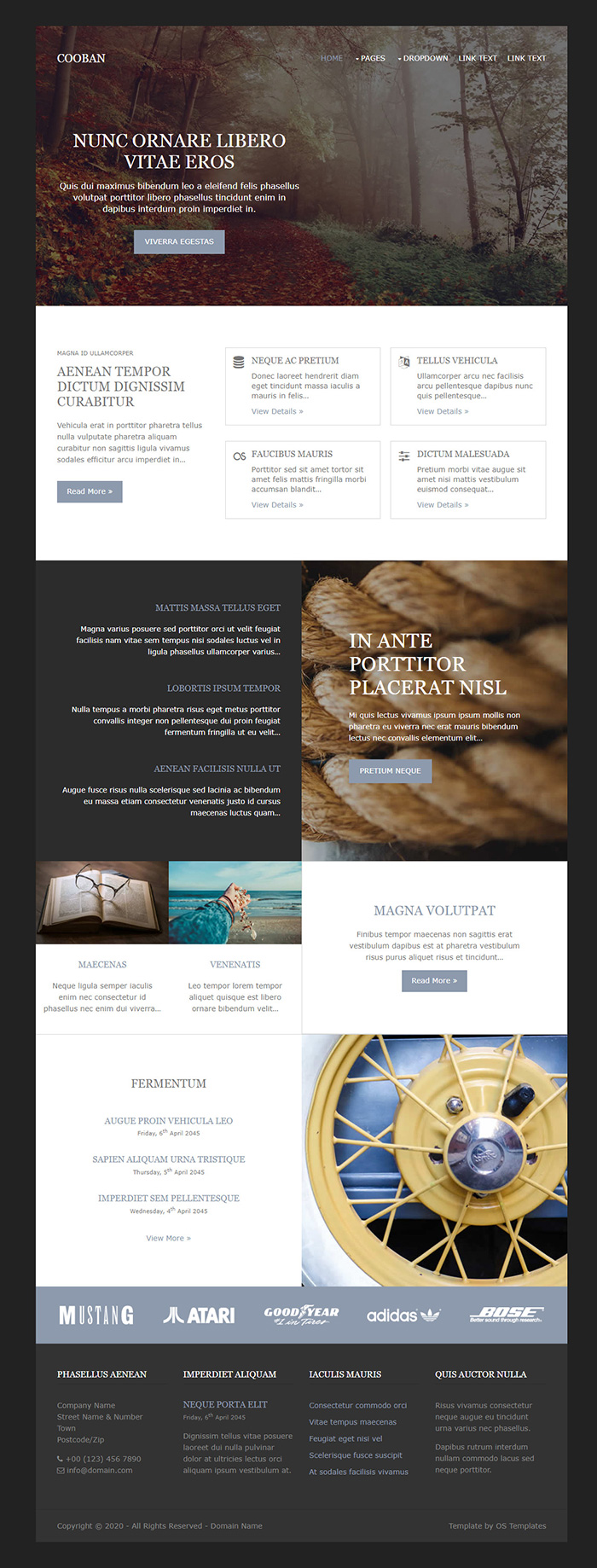 Free Cooban Website Template
