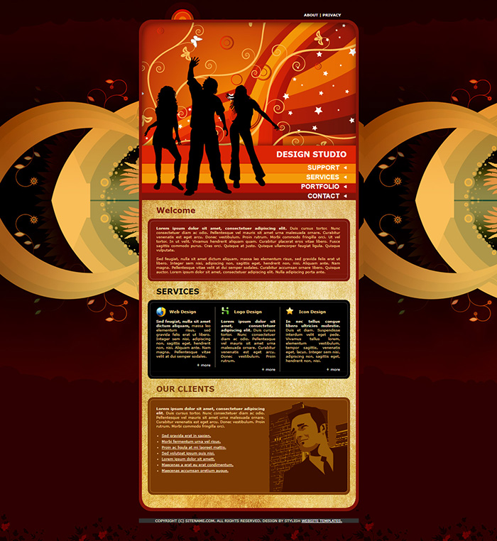 Free Design Studio Website Template