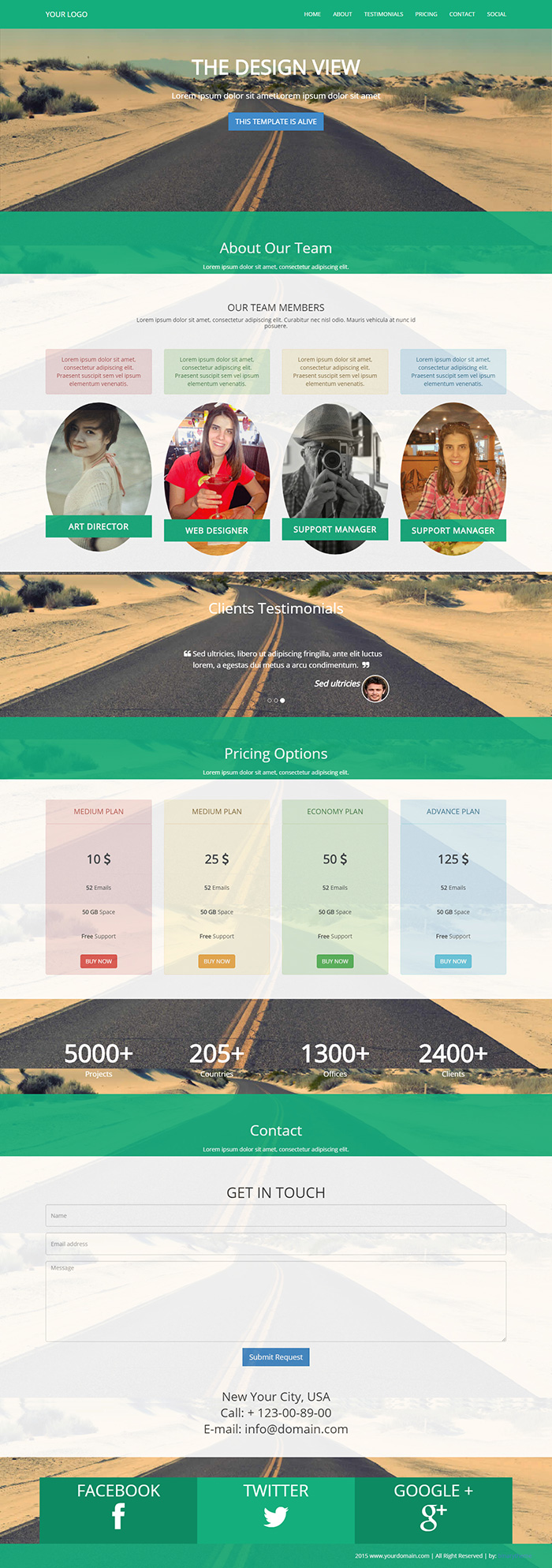 Free Design View Website Template