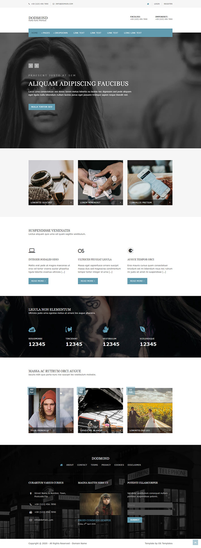 Free Dodmond Website Template