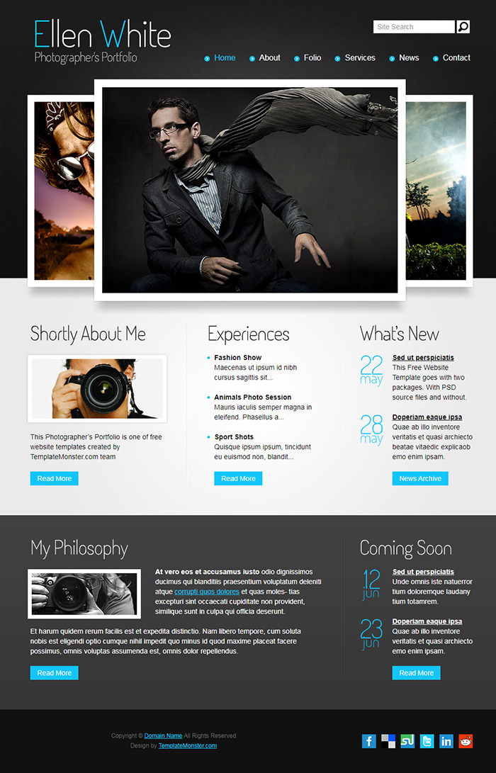 Free Ellen White Website Template