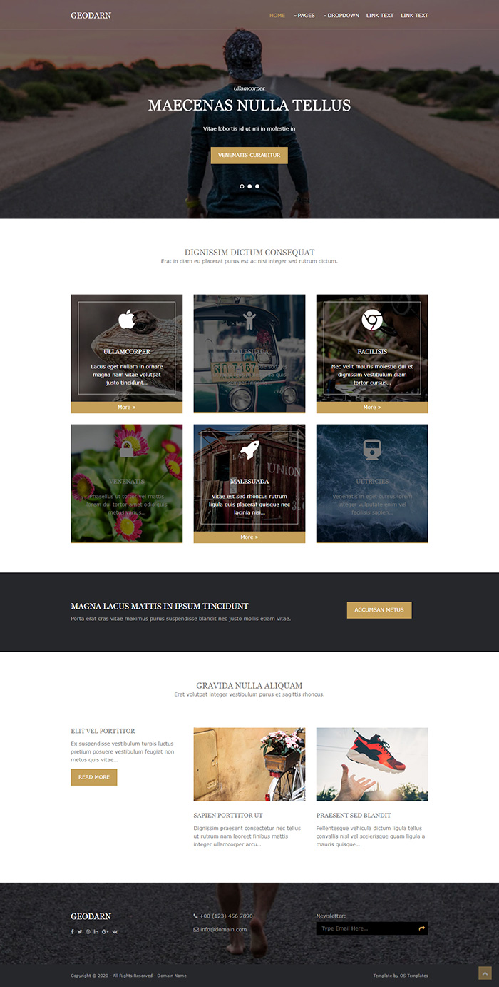 Free Geodarn Website Template