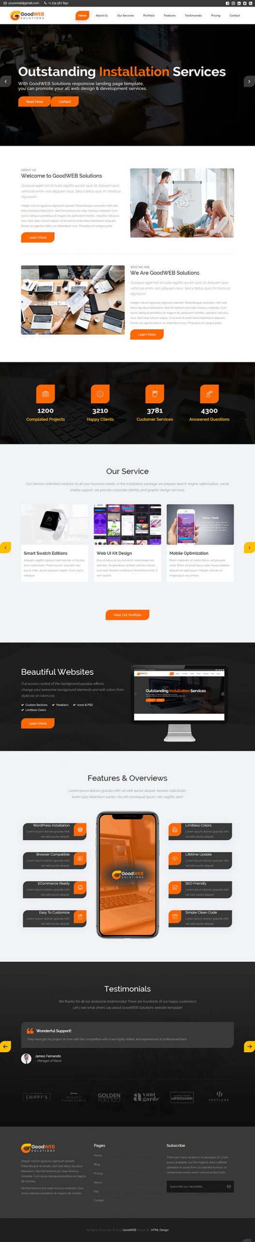 Free GoodWEB Website Template
