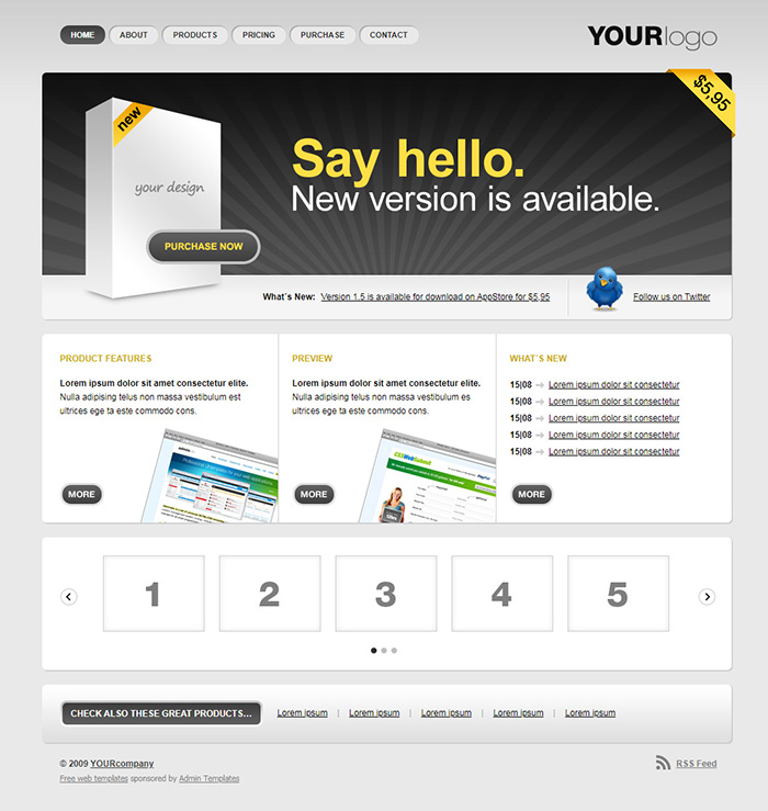 Free gr8 Website Template