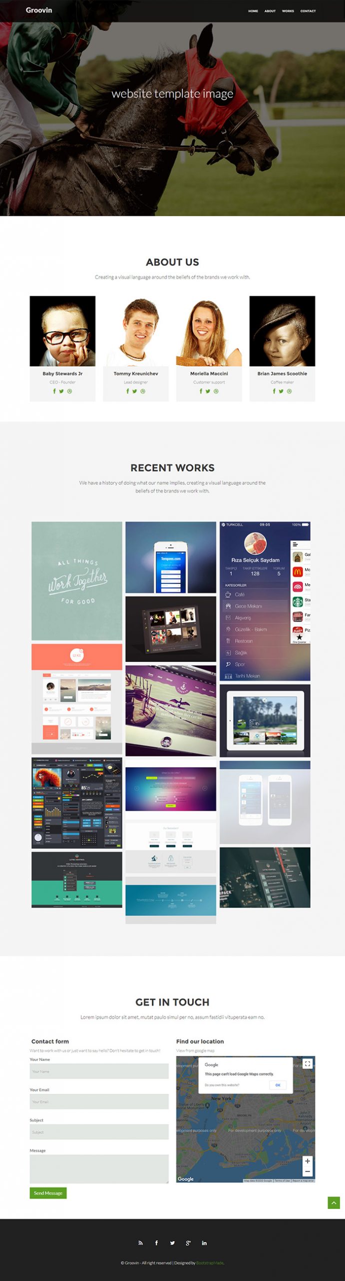 Free Groovin Website Template