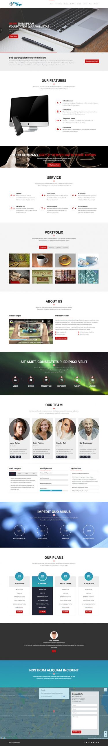 Free HR2 Website Template
