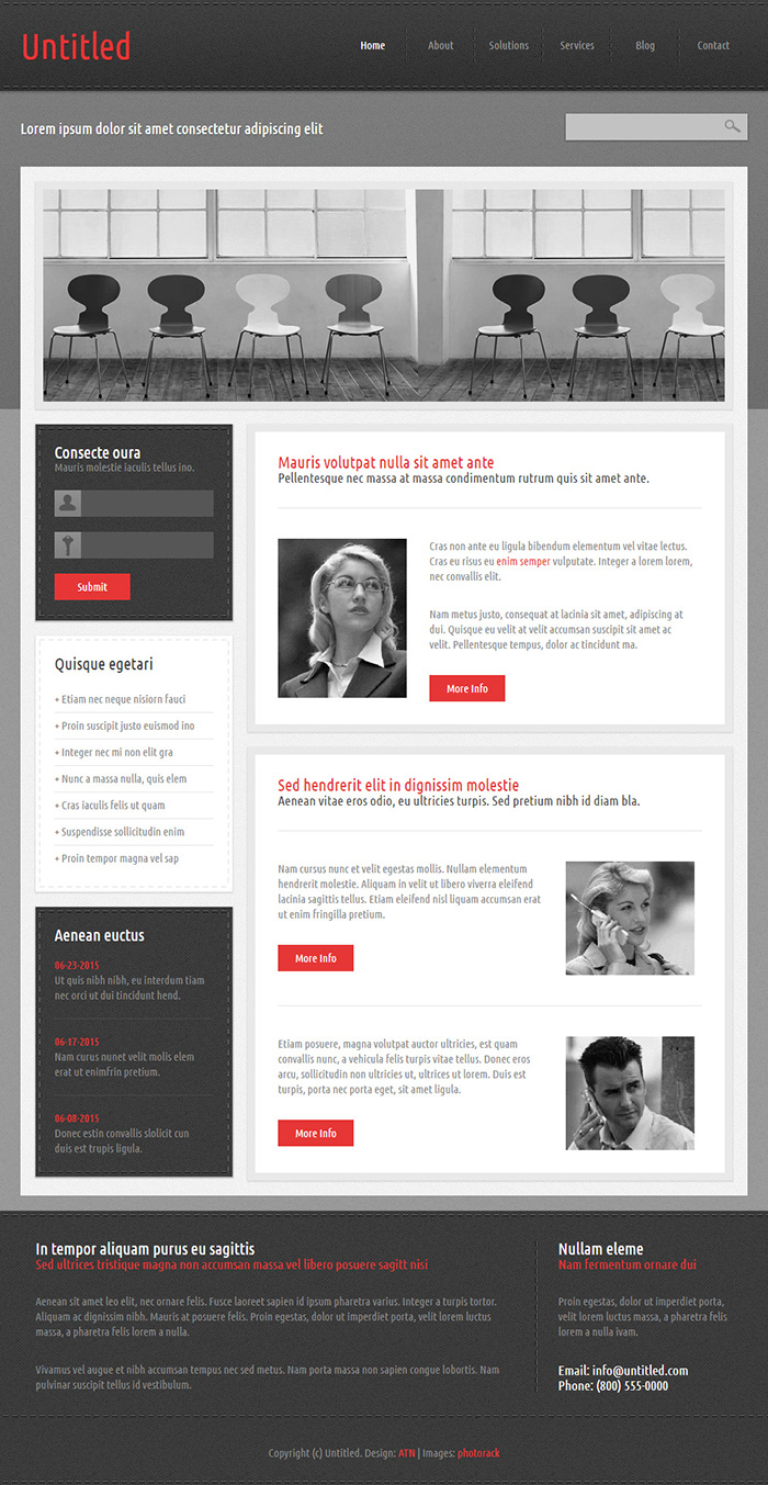 Free HTML 21 Website Template