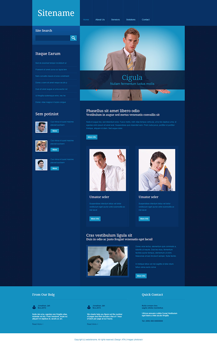 Free HTML 47 Website Template