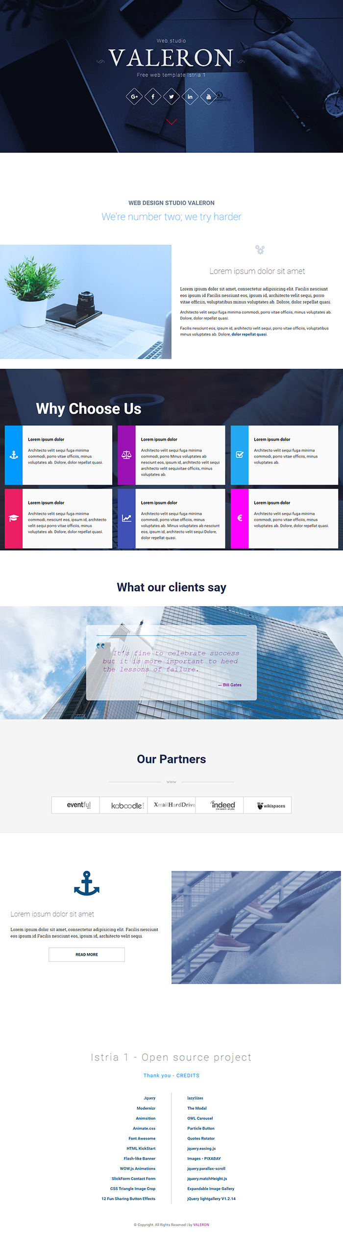 Free Istria 1 Website Template