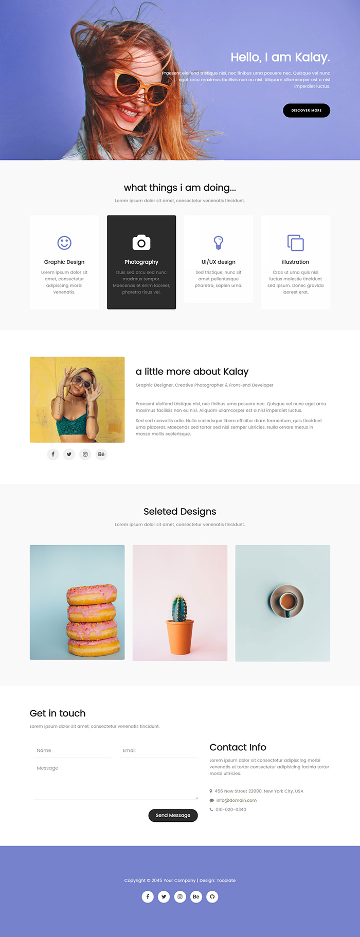 Free Kalay Website Template