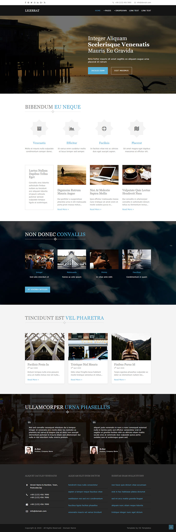 Free Ligerrat Website Template
