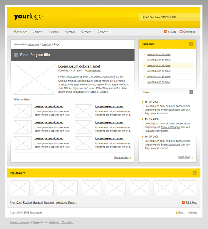 Free Liquid 04 Website Template