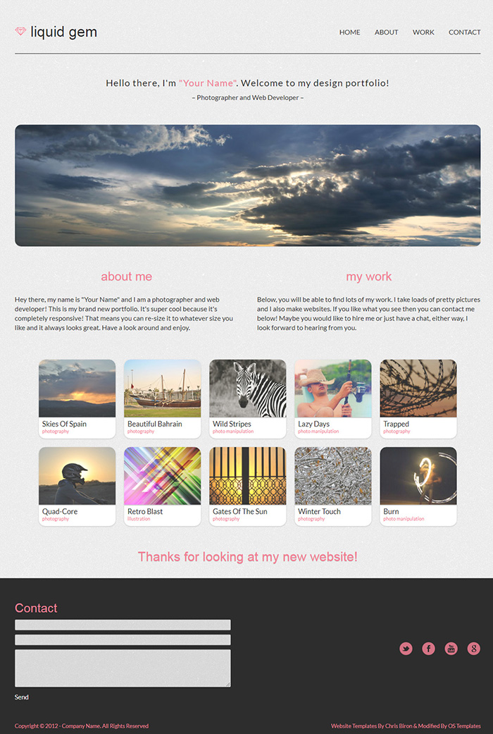 Free Liquid Gem Website Template Free Website Templates HTML5 CSS Free Liquid Gem Website Template Free Website Templates HTML5 CSS