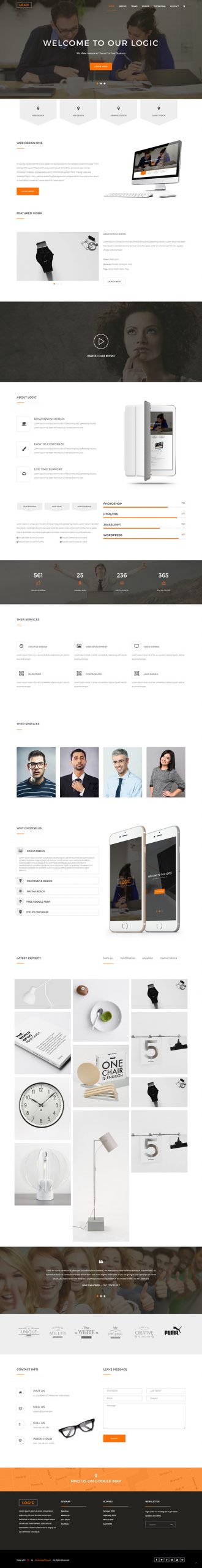 Free Logic Website Template