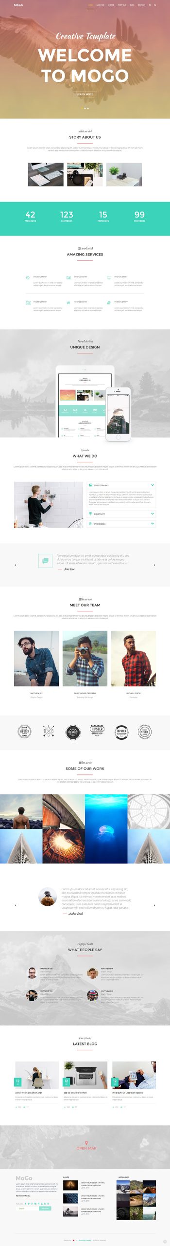 Free MoGo Website Template