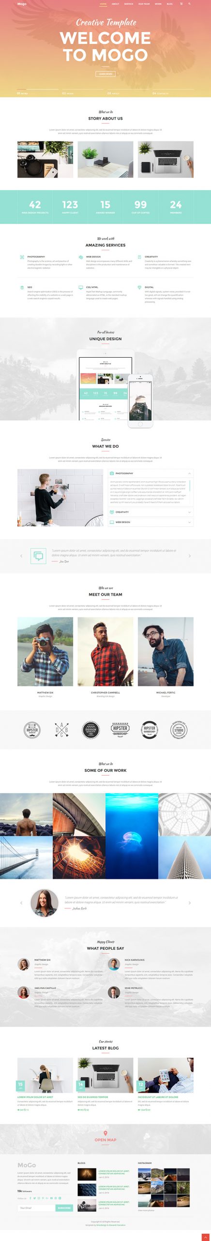 Free Mogo Website Template