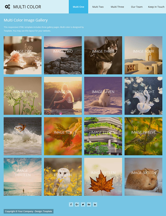 Free Multi Color Website Template - Free Website Templates, HTML5 & CSS ...