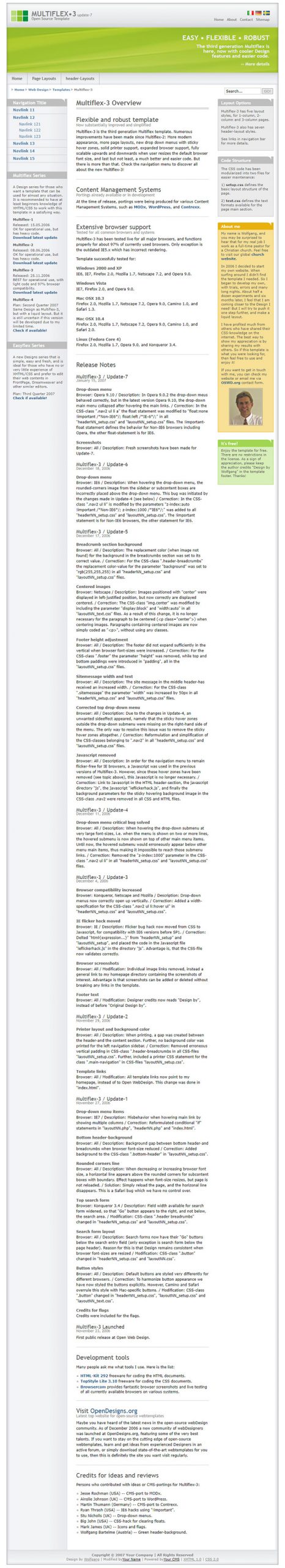 Free Multiflex-3 Website Template