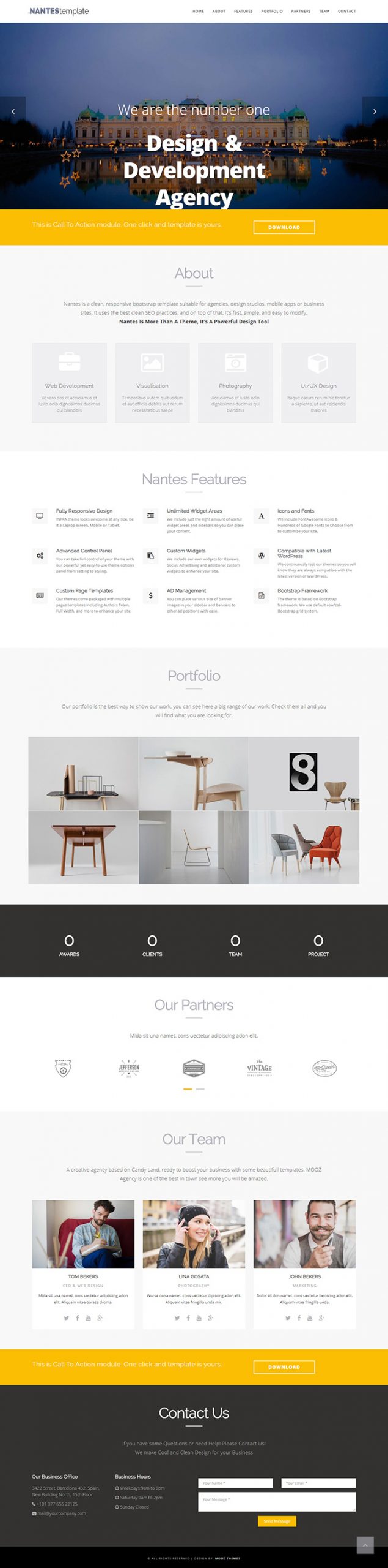 Free Nantes Website Template