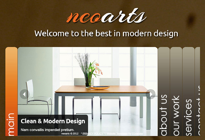 Free Neoarts Website Template