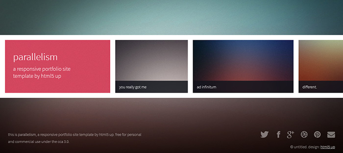 Free parallelism Website Template