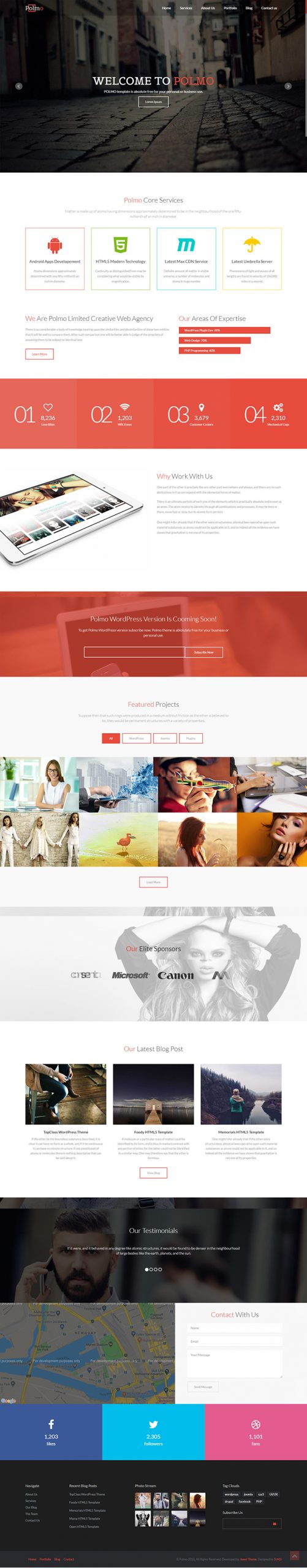 Free POLMO Website Template
