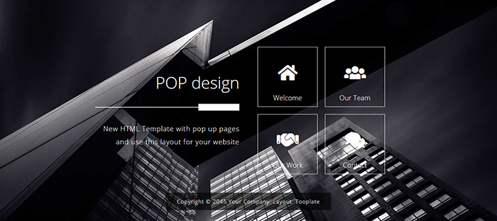 Free Pop Website Template