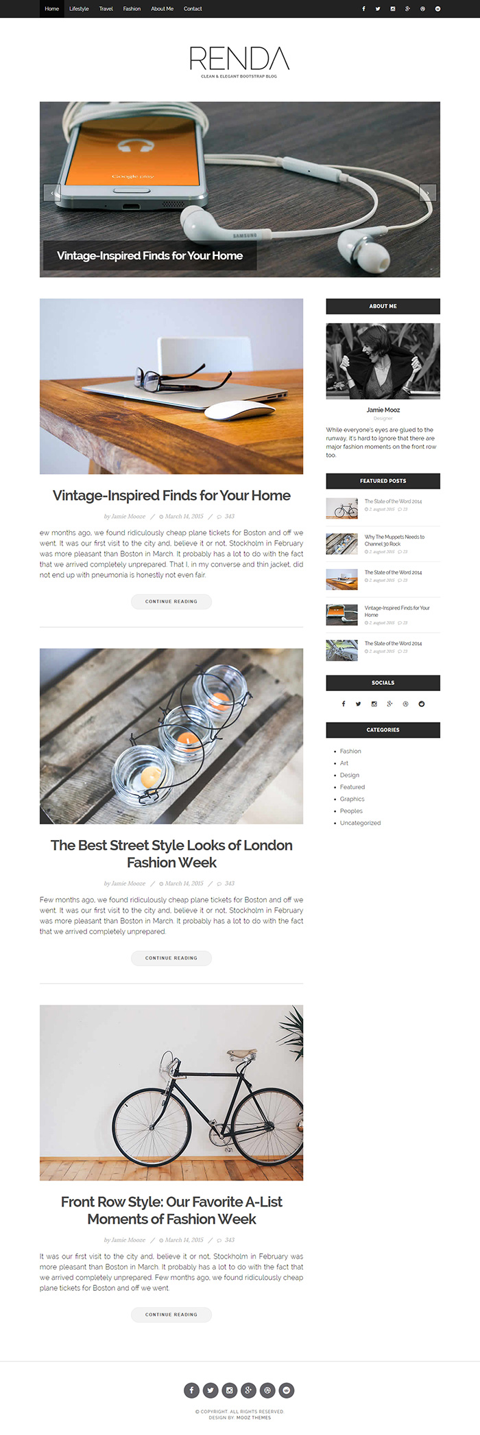 Free Renda Website Template