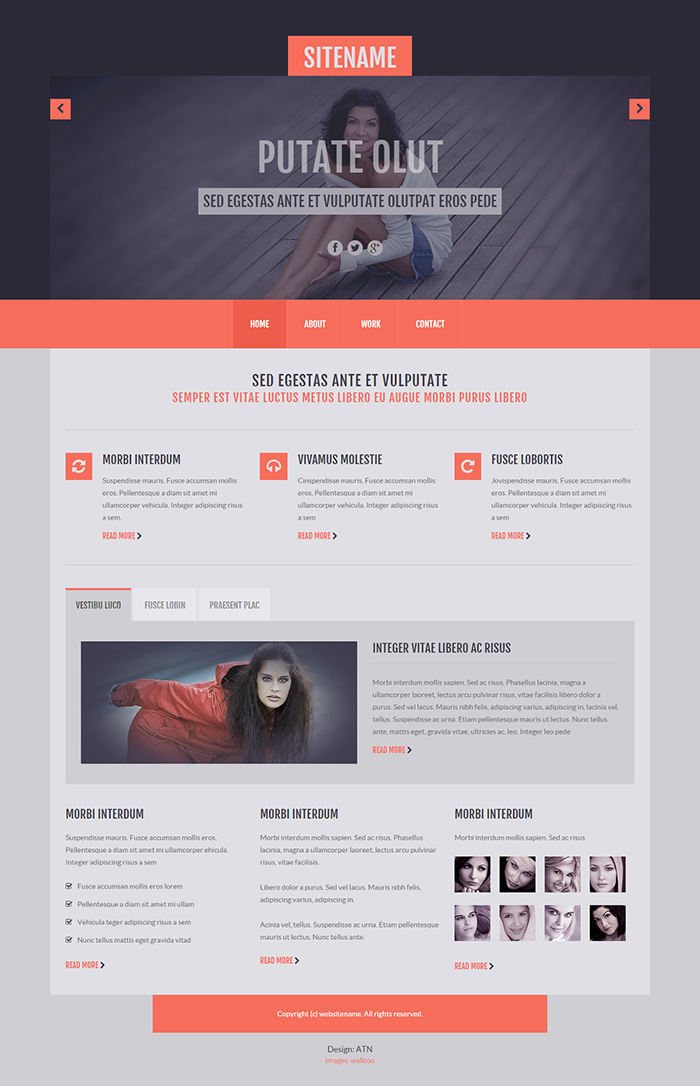 Free RS HTML 111 Website Template