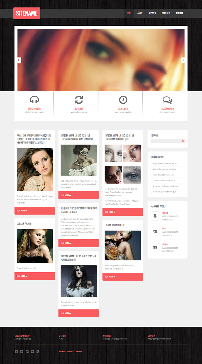 Free RS HTML 116 Website Template