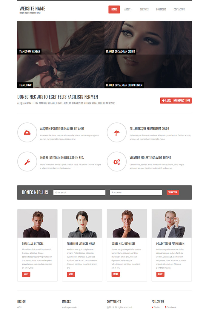 Free RS HTML 124 Website Template