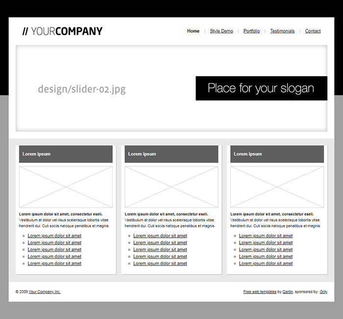 Free Simplify 01 Website Template