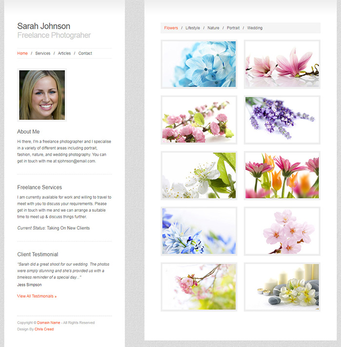 Free Soko Website Template