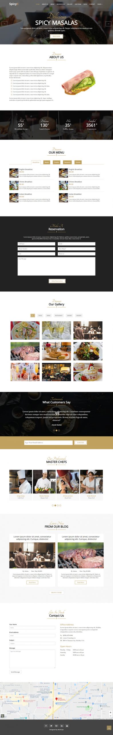 Free SpicyX Website Template