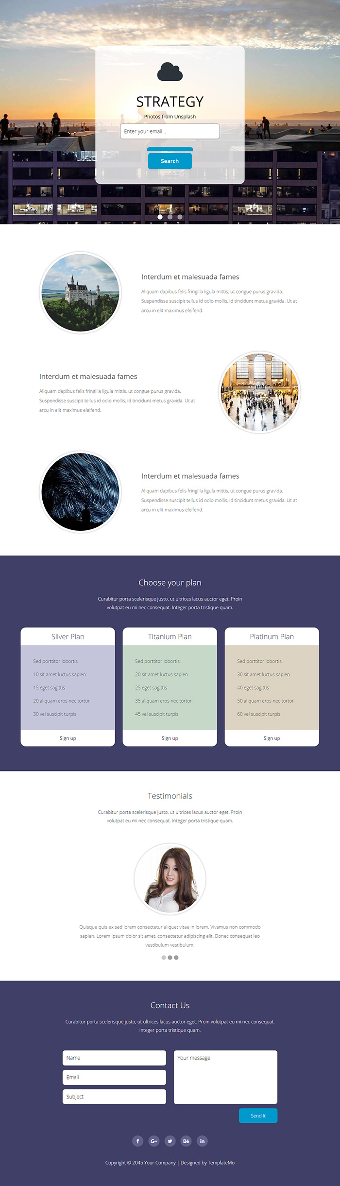 Free Strategy Website Template Free Website Templates HTML5 CSS