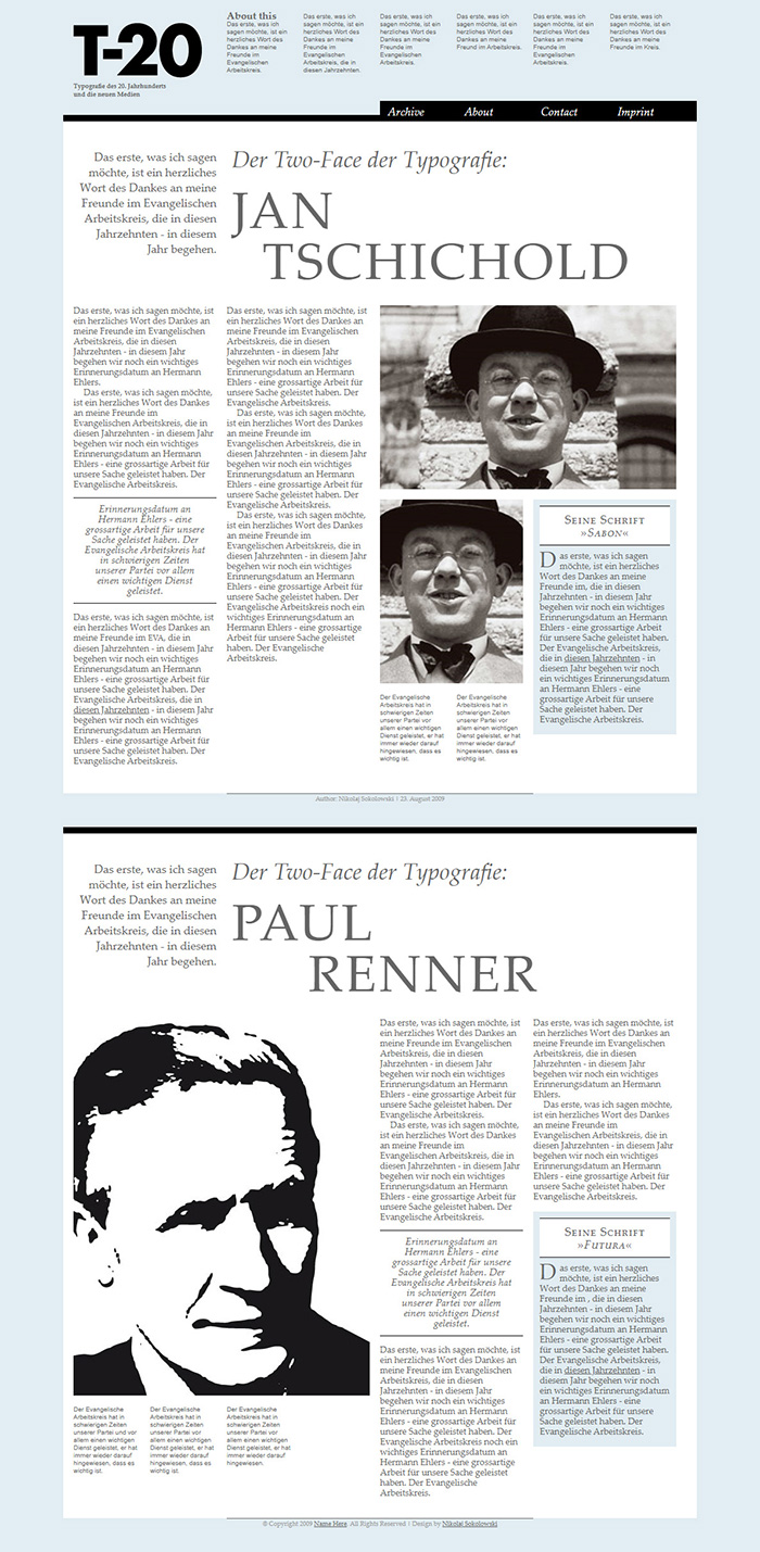 Free T-20 Website Template