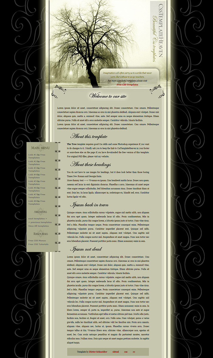 Free The Tree Website Template - Free Website Templates, HTML5 & CSS ...
