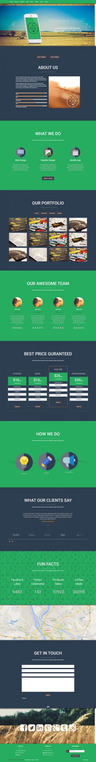 Free Threesixty Website Template