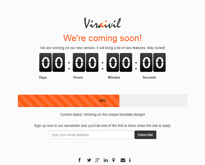 Free Viraivil Website Template