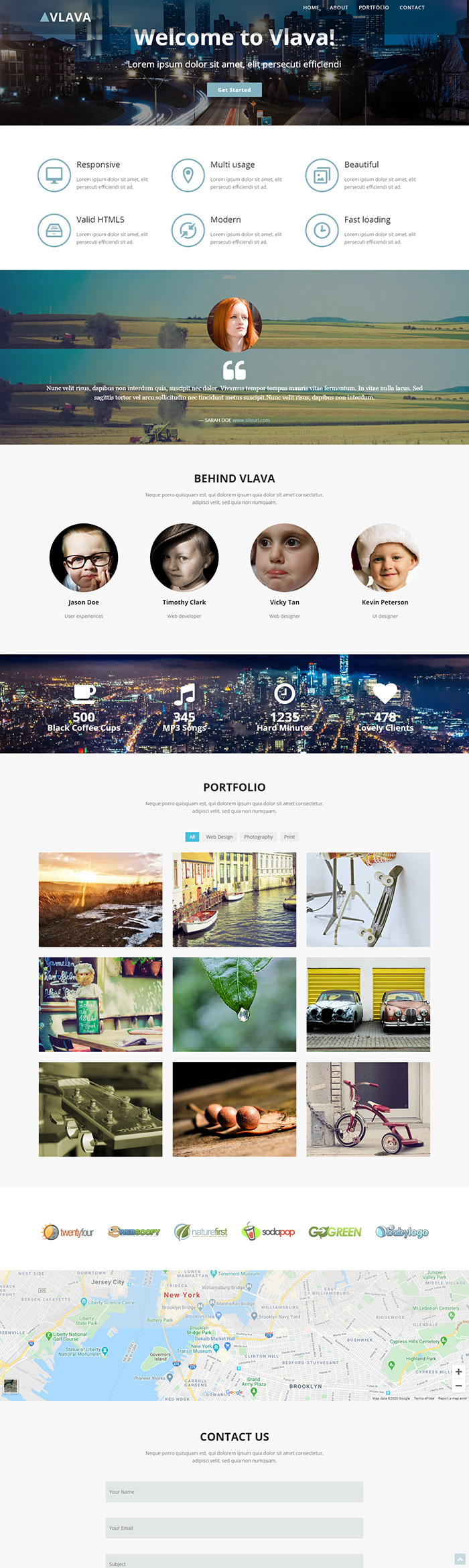 Free Vlava Website Template - Free Website Templates, HTML5 & CSS ...