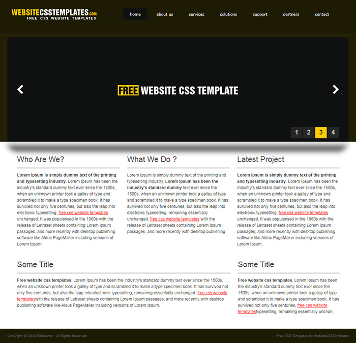 Free WCSST 3 Website Template
