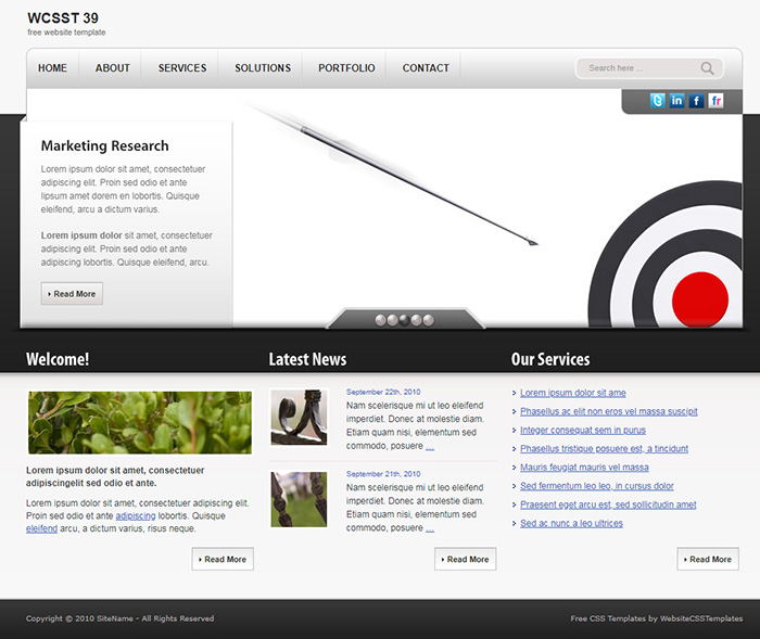 Free WCSST 39 Website Template