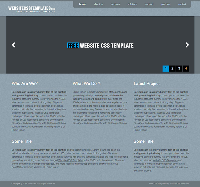 Free WCSST 5 Website Template