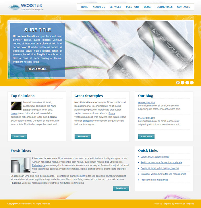 Free WCSST 53 Website Template
