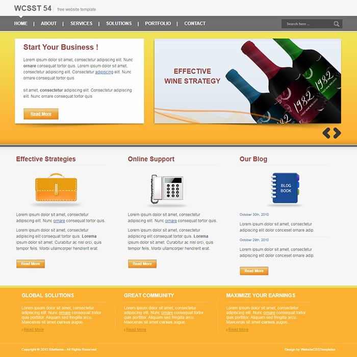 Free WCSST 54 Website Template